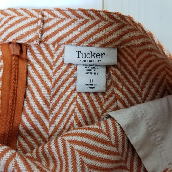 NEW Tucker Chevron Tweed Skirt - Picture 3 of 4